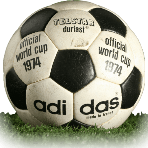 Telstar Durlast is official match ball of World Cup 1974