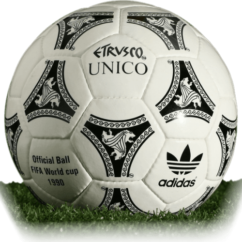 Etrusco Unico is official match ball of World Cup 1990