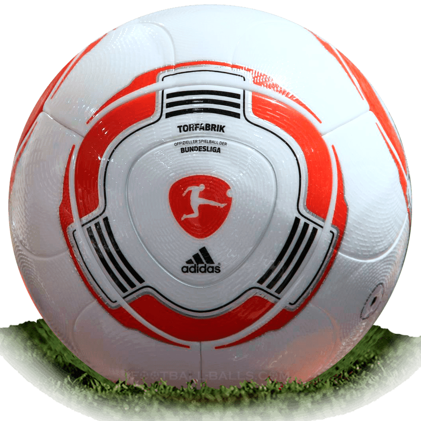 Adidas Torfabrik 2010/11 is official match ball of Bundesliga 2010/2011 |  Football Balls Database