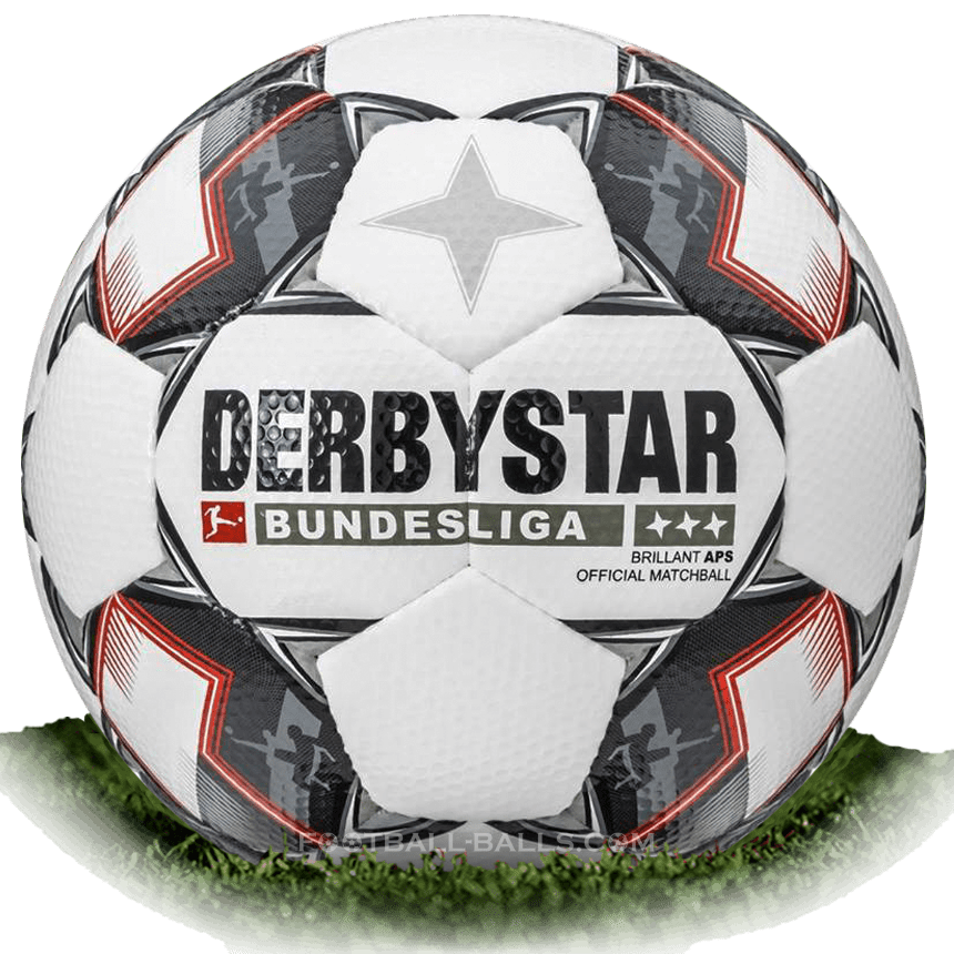 Derbystar Brillant Replica Light 350 Gramm Fußball Bundesliga 2018/2019 weiß 