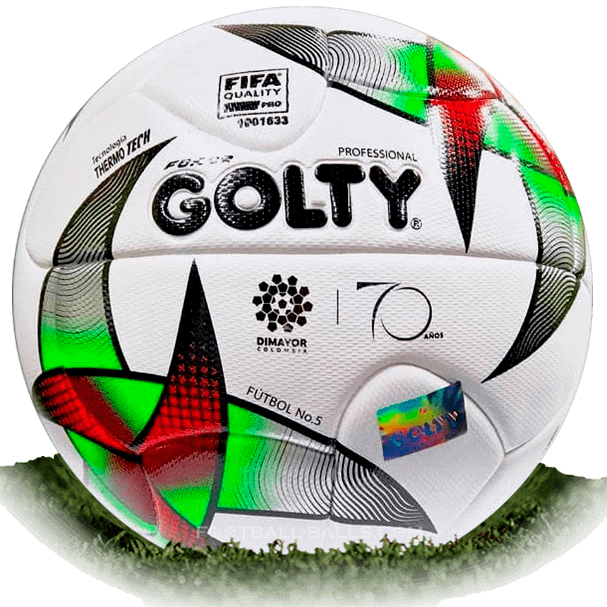 GOLTY EL DORADO SOCCER PROFESSIONAL OFFICIAL BALL SIZE 5 HAND MADE COLOMBIA 