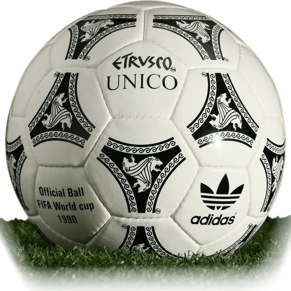 Perfecto levantar Guante Etrusco Unico is official match ball of World Cup 1990 | Football Balls  Database