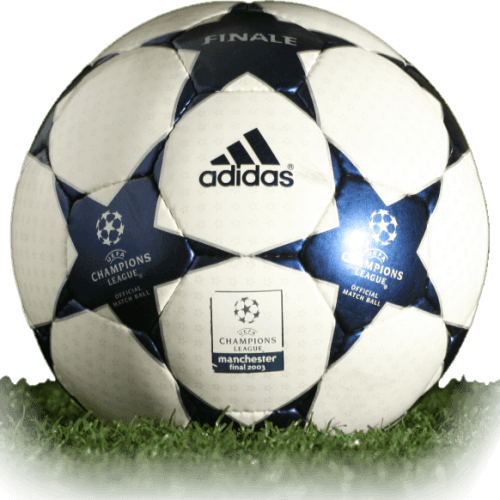Adidas Finale Manchester is official final match ball of Champions League 2002/2003