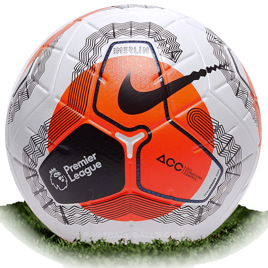 Nike Merlin 2020 official match ball of Premier 2019/2020 | Football Balls Database