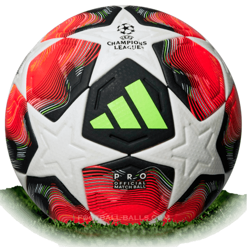 Adidas Fired Up is official match ball of Champions League 2024/2025